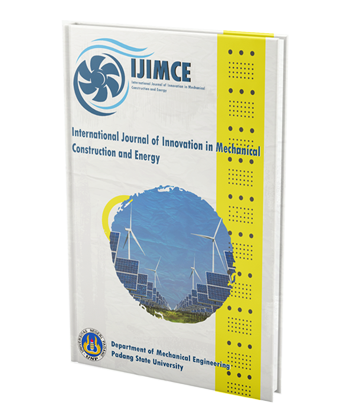 					View Vol. 2 No. 3 (2025): IJIMCE : International Journal of Innovation in Mechanical Construction and Energy
				